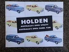 HOLDEN FJ PANEL VAN AND UTE BROCHURE.