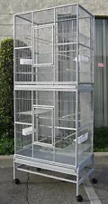 X-LARGE Double Stacker Bird Flight Breeder Cage Cockatiel Sugar Glider Cockatiel