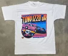 HOT 1995 Tony Izzo Jr. UMP Champion Dirt Late Model T-Shirt Racing Nascar