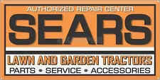 SEARS LAWN GARDEN TRACTORS DEALER MORE MODERN SIGN REMAKE ALUMINUM SIZE OPTIONS