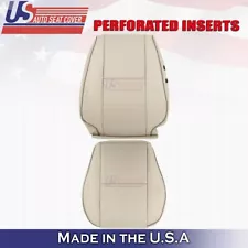 2001 to 2005 For Lexus IS300 Driver Top & Bottom Perf Leather Seat Covers Tan