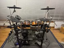 Yamaha DTX8K-X Electronic Drum Set with TCS Heads - Natural Wood