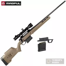 MAGPUL HUNTER 700L Rem700 LA STOCK + Magazine Well + Mag MAG483-FDE MAG489-BLK