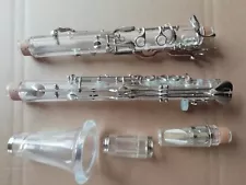 Beautifully Clarinet G Tone 18 Keys Plexiglass Nickel Plating Good Sound