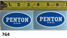 2! Penton Light Blue sticker Vintage KTM 125 250 360 400 VINDURO AHRMA JACK