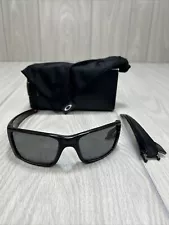 Oakley Fuel Cell Matte Black Sunglasses OO9096-83 NEEDS Left Arm Lenses are Good