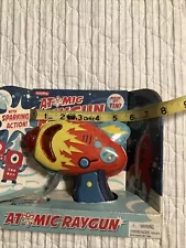 Schylling Atomic Ray Gun Tin Sparking Retro Toy In Packaging