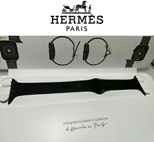 Original Hermes Apple Watch 42mm BLACK SPORT BAND ONLY *RARE* 100%