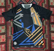 Santos FC Goalkeeper Jersey Soccer Kit Futbol 2020 Umbro Medium Rare