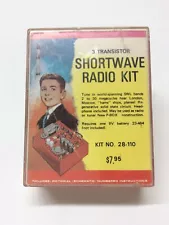 Vintage Radio Shack Tandy Science Fair 28-110 Shortwave Radio Kit