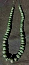 Pre Columbian Mexico Maya Aztec Olmec Style Large Jade Beads Green Stone Collar