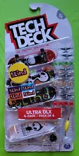 Tech Deck ULTRA DLX 4-Pack Blind Skateboards Trucks Wheels Hardware BRAND NEW