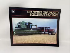 1985 John Deere 8820 7720 6620 4425 sorghum grain combine brochure 32 pages