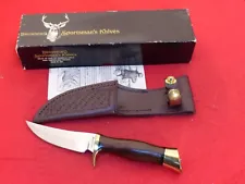 Browning USA 4018 mint in box skinner trailing point fixed blade hunting knife