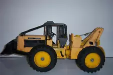 Ertl John Deere Logging Skid Loader With Plow and Winch Diecast 16 " long