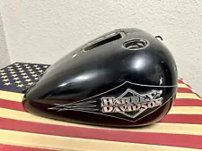 2004 FXSTB Night Train Fuel Gas Tank VIVID BLACK 61625-01E 62210-04DH 5 GALLONS