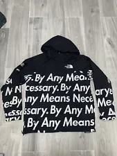 Supreme x The North Face By Any Means Necessary Black Mountain Jacket - Large