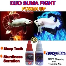 DUO SUMA Enhancer Betta Fish Sticky Skin Furious Teeth Sharp Fangs Power Up