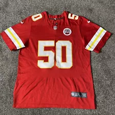 Mens 48 Nike Kansas City Chiefs NFL Houston #50 Stitched Sew Football Jersey