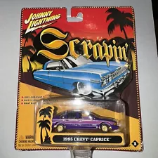 JOHNNY LIGHTNING SCRAPIN 1995 CHEVY CAPRICE PURPLE