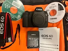 Used Canon EOS 6D DSLR Body With strap , Battery Charger