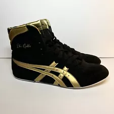 Asics Dan Gable Black Gold Womens Wrestling Shoes Size US 8