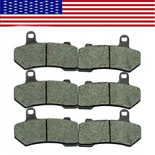 Front Rear Brake Pads Set For Harley FLHX Street Glide FLHR Road King 2008-2020 (For: More than one vehicle)