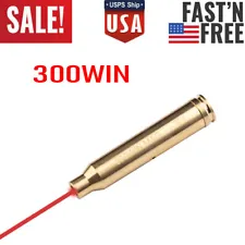 Brass 300 WIN MAG Bore Sighter Red Laser Boresighter for Gun Rifle Hunting Tool