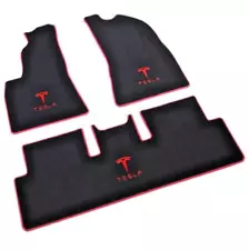 Floors Mats for Tesla Model 3 for Front and Second Row