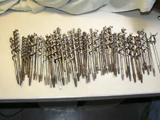 Mixed Lot of 67 Vintage Used Auger Bits