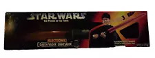 KENNER STAR WARS POWER OF THE FORCE ELECTRONIC DARTH VADER LIGHTSABER RED