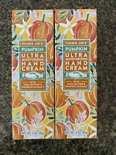 New Trader Joe's Pumpkin Ultra Moisturizing Hand Cream Shea Butter x 2 Tubes