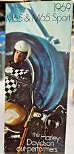 Original 1969 Harley Davidson M65 & M65 Sport Motorcycle Sales Brochure