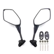 Left & Right Rearview Mirrors For Kawasaki Ninja 650R Ninja1000 Z1000SX ER6F BLK (For: 2021 Kawasaki Ninja 1000SX)