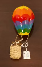 1983 HOT AIR BALLOON & TEDDY BEAR PETTYMARK CHRISTMAS ORNAMENT NEW w/ TAG