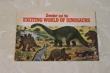 AS FOUND, 1967 SINCLAIR GASOLINE EXCITING WORLD OF DINOSAURS PICTURE BOOKLET