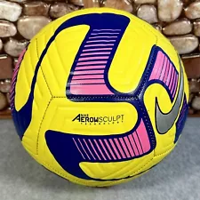 Nike Soccer Ball Academy Aerow Sculpt Match Ball Yellow DN3599-720 Size 5