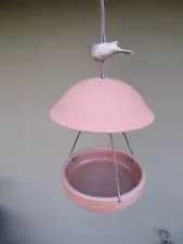 Vintage Hans Sumpf Hanging Bird Feeder Bird Bath