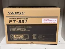 Yaesu HF/50MHz Band All Mode Transceiver 100W Amateur Radio FT Musen 891