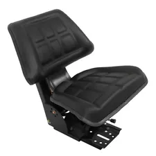 Black Tractor Suspension Seat For Ford / New Holland 3300 3910 3930 6000 7610