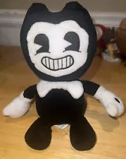 BENDY 2017 Plush 9” Black & White Bendy and the Ink Machine Stuffed Toy