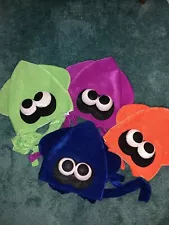 Splatoon Rare Promo Squid Hats Complete Set Nintendo