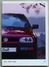 VOLKSWAGEN GOLF Car Sales Brochure For 1995 #420/1190 30 25 8/94 L CL GL Driver