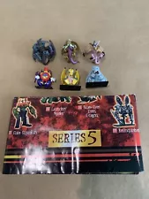 Yugioh Mattel Mini Figures Toys Lot With Rare Poster Ripped See Images+Read Desc