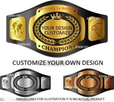 Customized Championship Belts 4mm plates Customize your own style belt