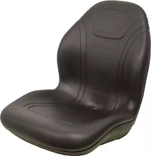 Fits Steiner 430 Lawn Mower Bucket Seat - Black Vinyl