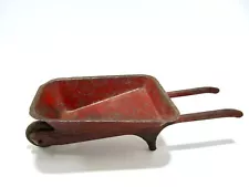 Vintage 1940's Wyandotte Pressed Steel Wheelbarrow - 9 inches long