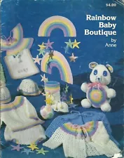 G0851$ RAINBOW BABY BOUTIQUE BOOKLET CROCHET PATTERN