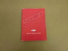 1987 87 Chevrolet Sprint owners manual book guide ORIGINAL (For: 1987 Chevrolet Sprint Turbo)