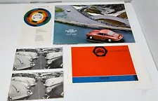 Original 1964 Porsche 911 356 C Sales Brochure Color Chart Technical Data Lot 5